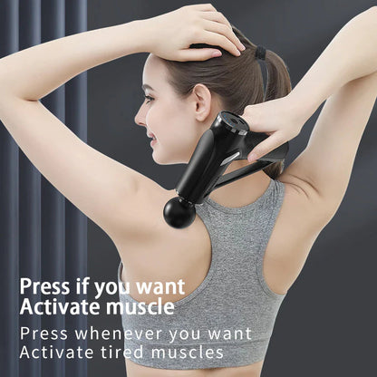 Massage Gun 32 Speed's USB-C Charging Different Attachments 