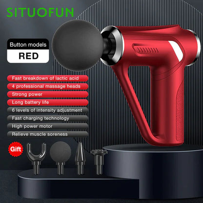 Massage Gun 32 Speed's USB-C Charging Different Attachments 