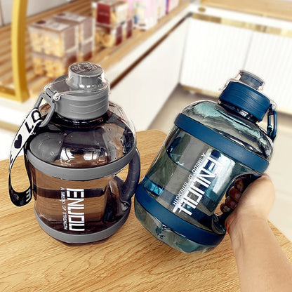 1.6/2.4L Sports Water Bottle Gym Cycling Cup Portable Large Capacity Water Bottle for Fitness Camping Men Water Kettle