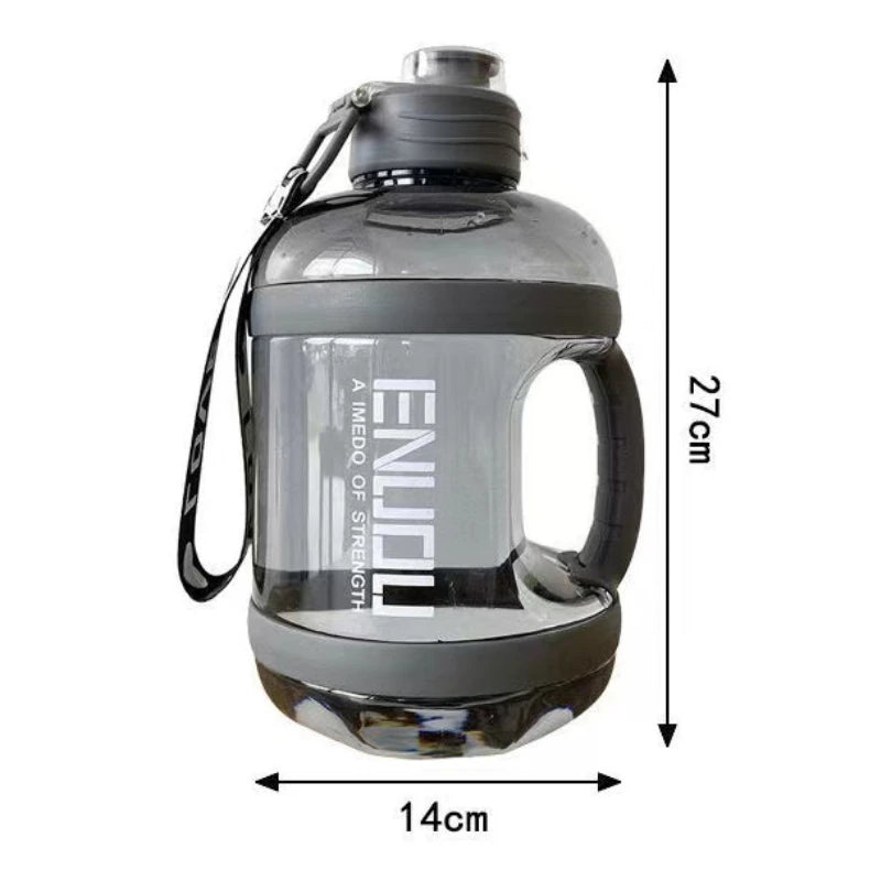 1.6/2.4L Sports Water Bottle Gym Cycling Cup Portable Large Capacity Water Bottle for Fitness Camping Men Water Kettle