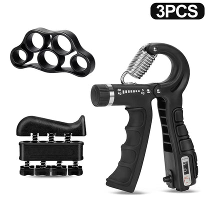 Adjustable 5-60Kg Heavy Hand Gripper Fitness Hand Exerciser Grip Wrist Training Finger Gripper Hand Strengthener for Patient